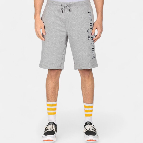 Pánské šedé teplákové kraťasy Tommy Hilfiger M56353 65272758
