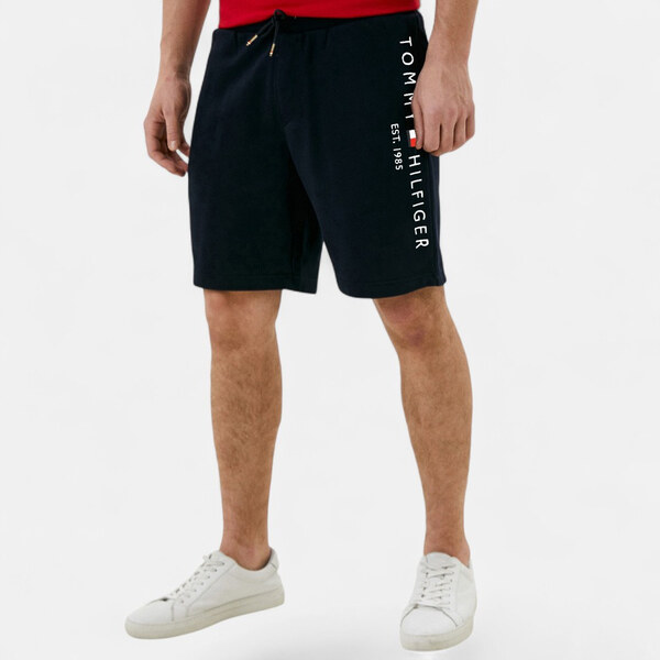 Pánské modré teplákové kraťasy Tommy Hilfiger M56361 65272760