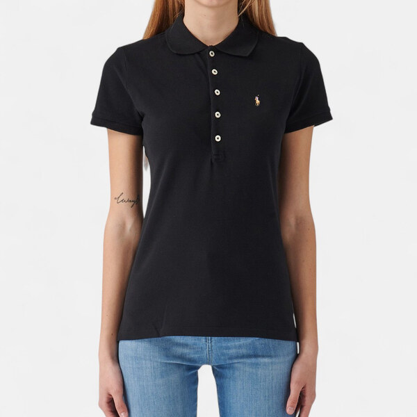 Tommy Hilfiger | Dámské černé polo triko Ralph Lauren 56356 65274642