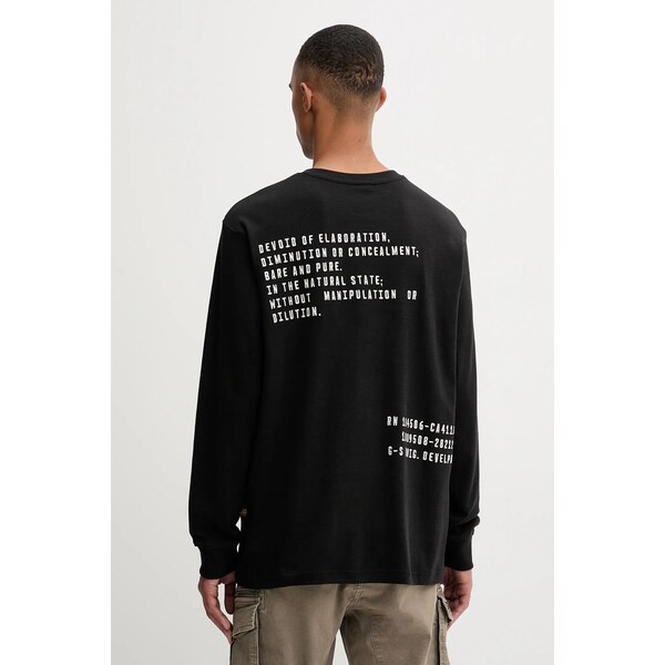 Bavlnené tričko s dlhým rukávom G-Star Back embro 65275464