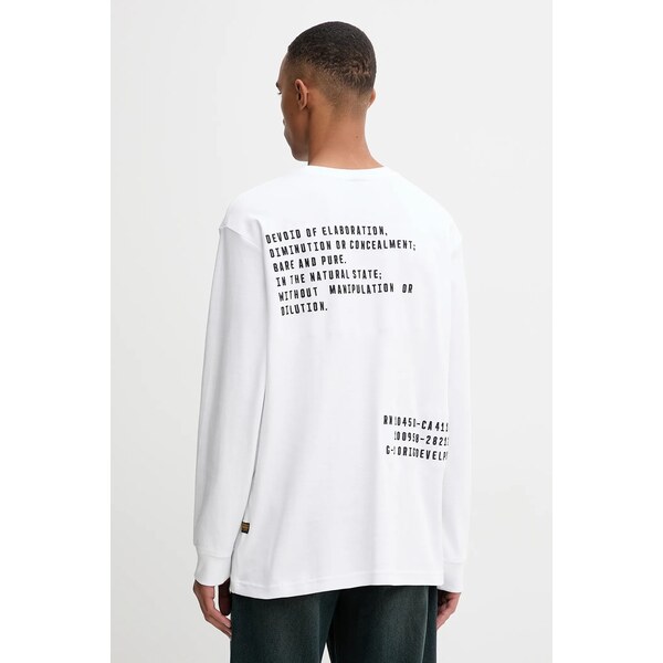 Bavlnené tričko s dlhým rukávom G-Star Back embro 65275465