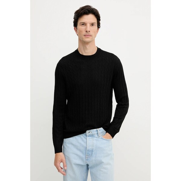 Sveter s prímesou vlny Armani Exchange 65275484