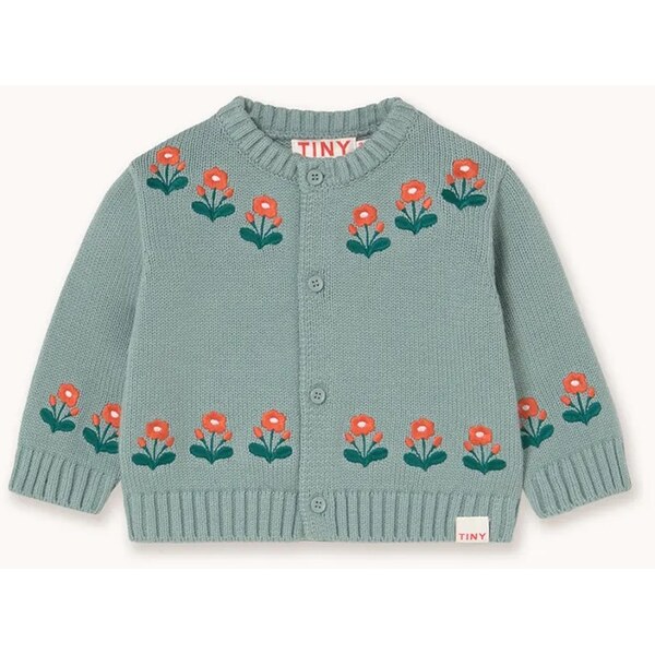 Kardigán pre bábätká Tinycottons FLOWERS BABY CARDIGAN 65278296