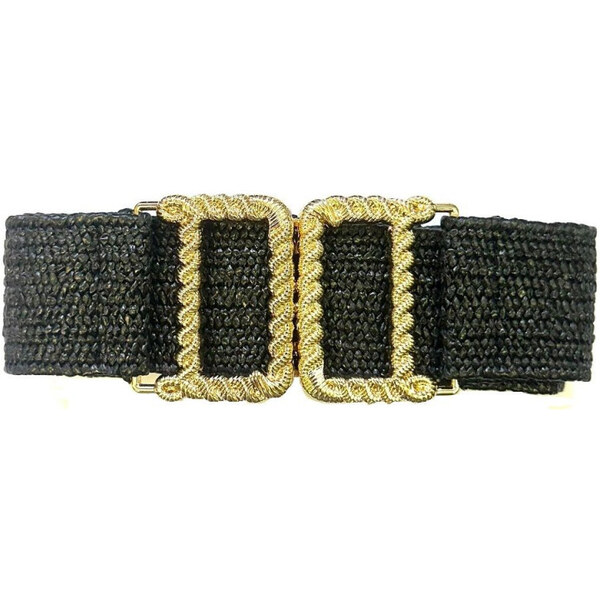 Lifestyle Dámsky pružný elastický opasok na šaty Verena Čierny 65228309