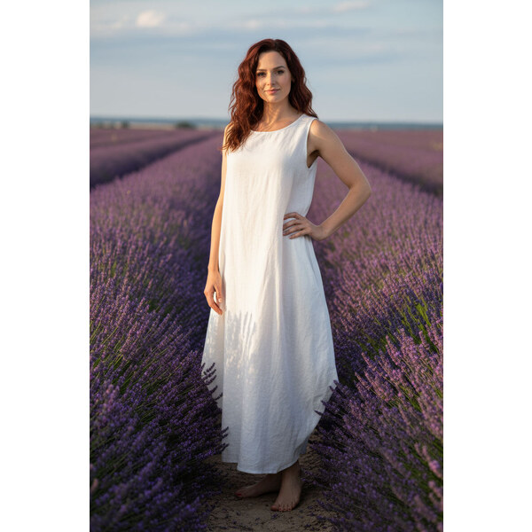 Lotika Linen Ľanové balónové šaty Lotika 63333889