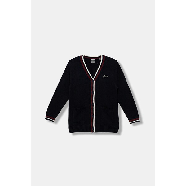 Detský kardigan s prímesou vlny Guess 65278394