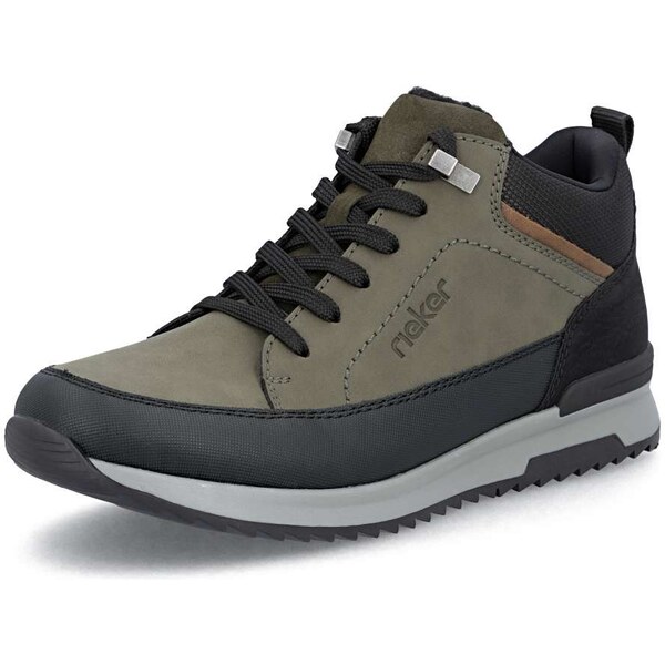 Pánska členková obuv RIEKER 16125-54 zelená W5 65279044