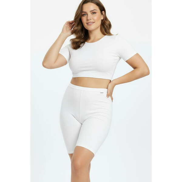 Glara Bavlnené boxerky s dlhými nohavicami - aj nadrozmerné 27069550