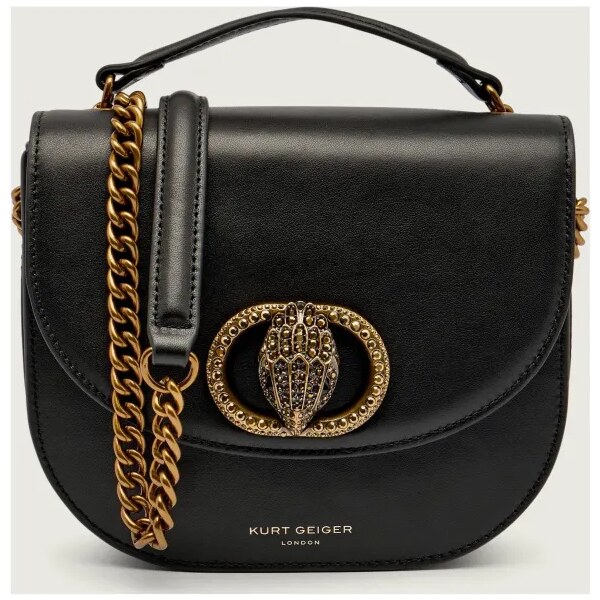 Kurt Geiger Kožená kabelka na rameno 690-CHELSEA SADDLE 65248126