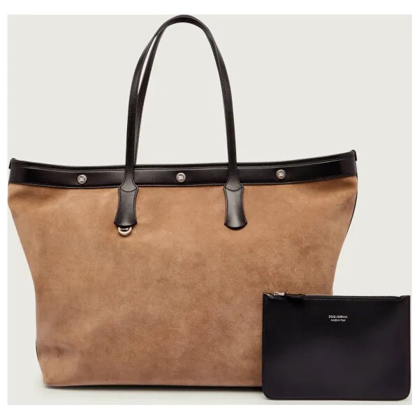 Dolce & Gabbana Shopper kabelka + príručná taštička Atene | semiš 65248083