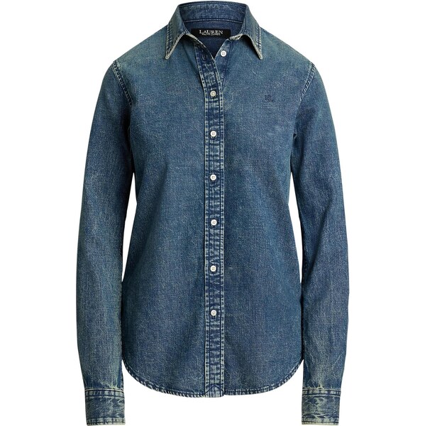 Lauren Ralph Lauren Blúzka modrá denim 65659414