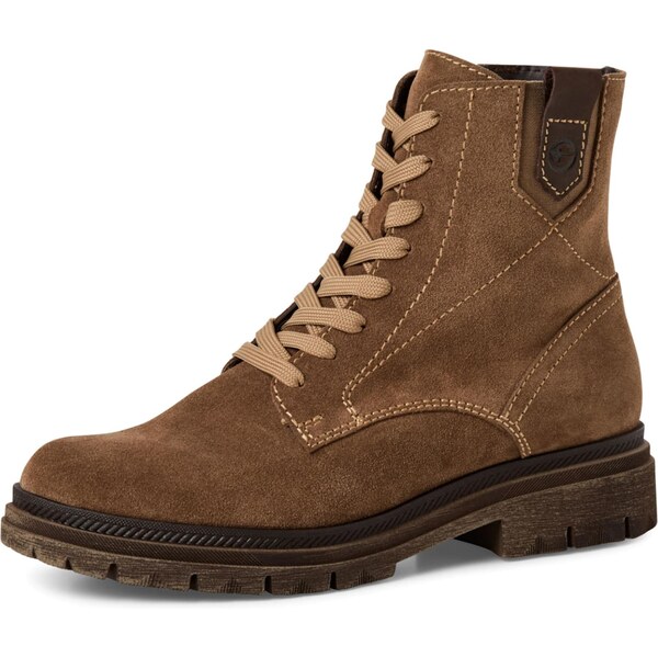 Tamaris Šnurovacie členkové čižmy karamelová 65283825