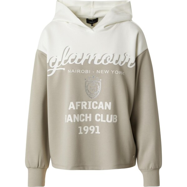 monari Mikina sivobéžová / strieborná / biela 65415247