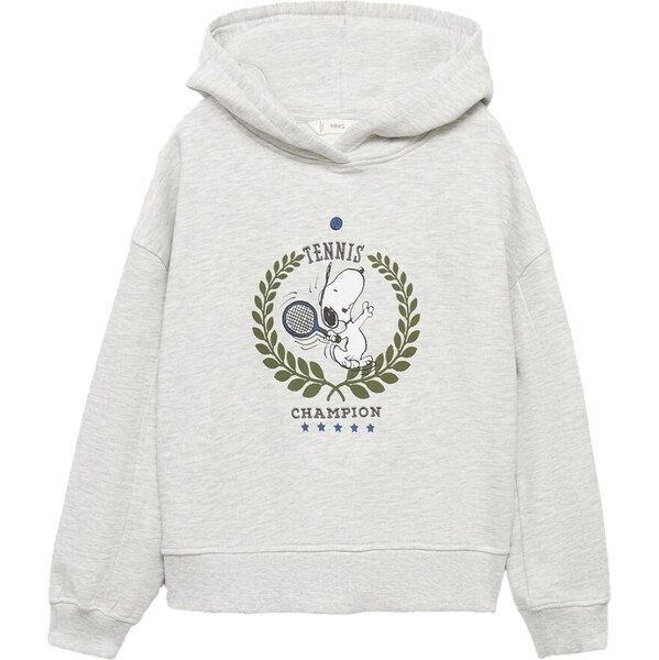 MANGO KIDS Mikina Sychamp sivá / zelená / čierna / biela 65494371
