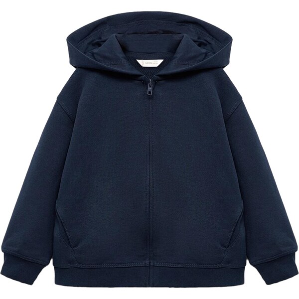 MANGO KIDS Tepláková bunda MATEO námornícka modrá 65663145