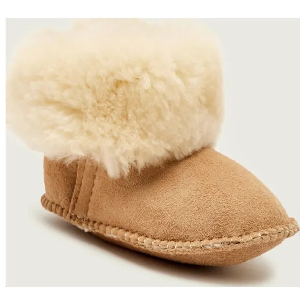 EMU Australia Kožené detské capačky Baby Bootie Deluxe | s prímesou 65279499