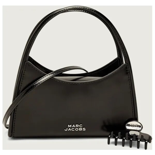 Marc Jacobs Kožená kabelka na rameno Glam Claw Clip 65279507