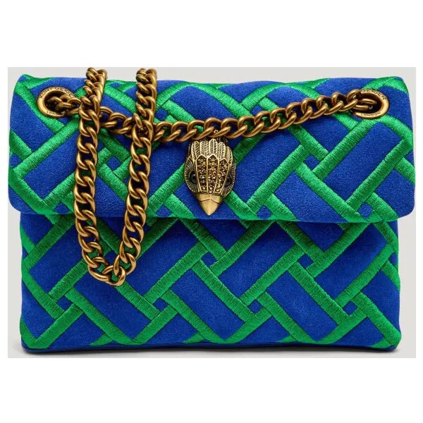 Kurt Geiger Kožená kabelka na rameno 690-MINI KENSINGTON 65236278