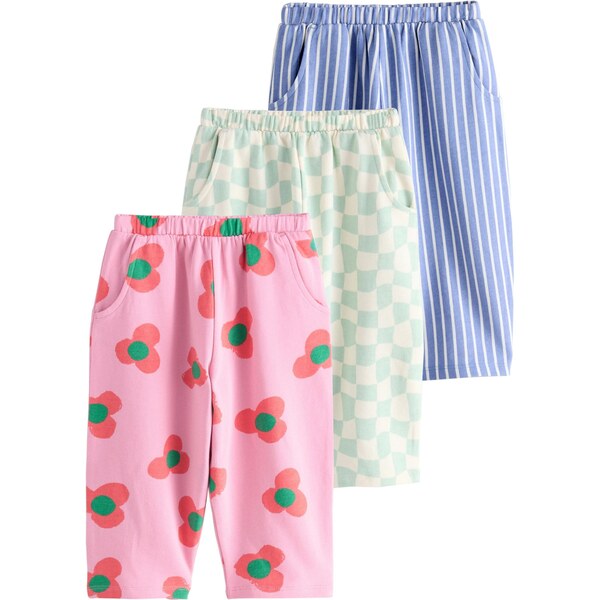 Next Nohavice zafírová / zelená / pastelovo zelená / ružová 65658744