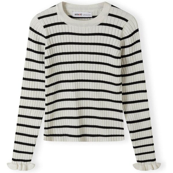 MINOTI Sveter čierna / biela ako vlna 65661112