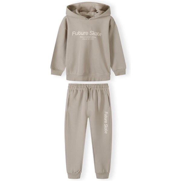 MINOTI Joggingová súprava svetlobéžová / tmavošedá 65661108