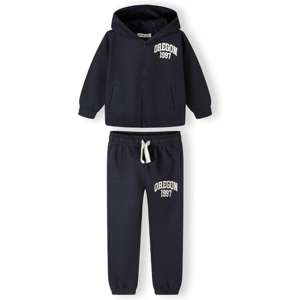 MINOTI Joggingová súprava tmavomodrá / biela 65661124