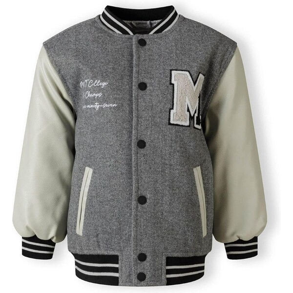 MINOTI Prechodná bunda sivá / tmavosivá / biela 65661104