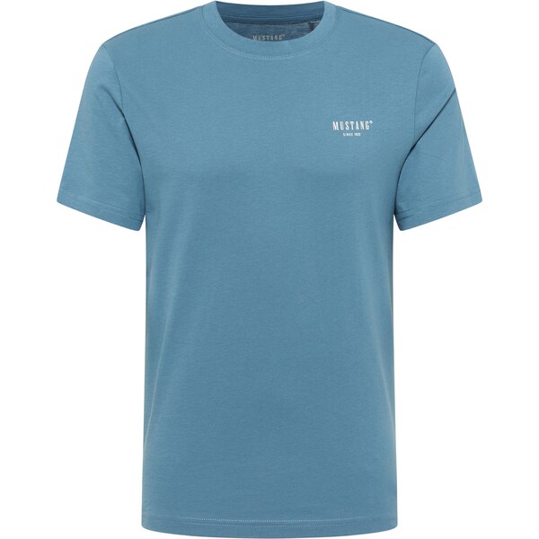 MUSTANG Tričko Austin opálová / biela 65286780