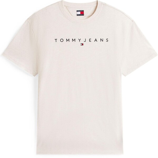 Tommy Jeans Tričko béžová melírovaná / námornícka modrá 65286854