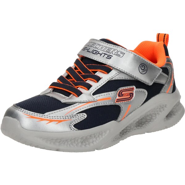 SKECHERS Tenisky METEOR-LIGHTS neónovo oranžová / čierna / strieborná 65286923