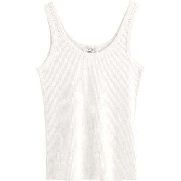 Lindex Top Tyra šedobiela 65891590