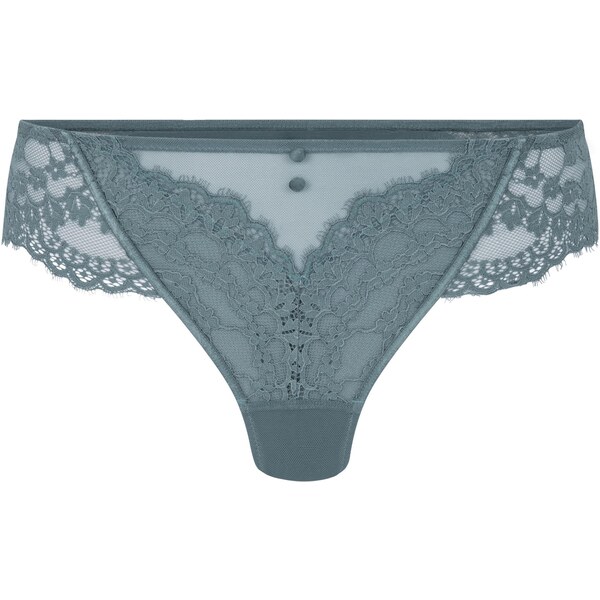 Hunkemöller Tangá Daisy modrozelená 65887155