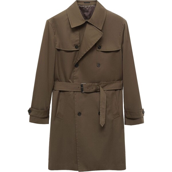 MANGO MAN Prechodný kabát kaki 65966853