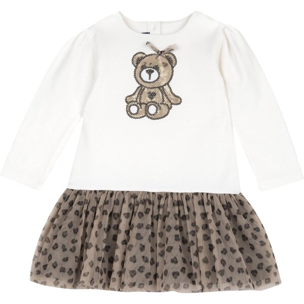 Chicco Šaty hnedá / čierna / biela 65286710