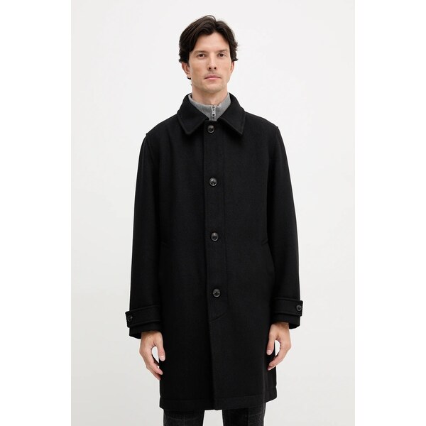 Kabát s prímesou vlny BOSS Orange Ocozier 65294837