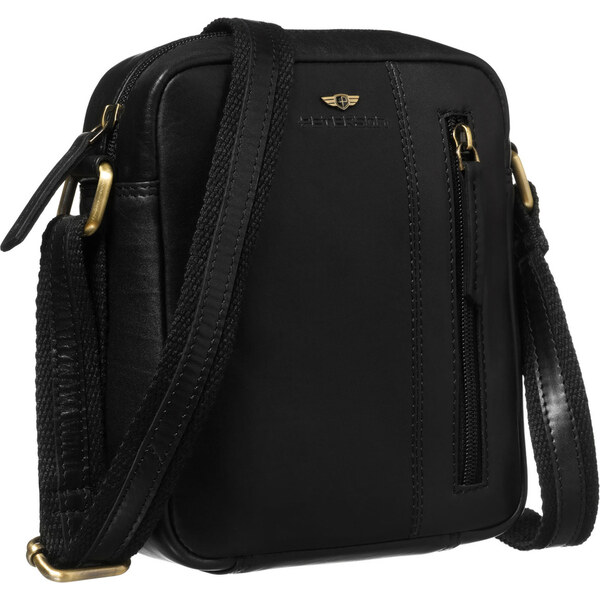 Peterson Čierna pánska crossbody taška z pravej kože – elegantná a 65292274