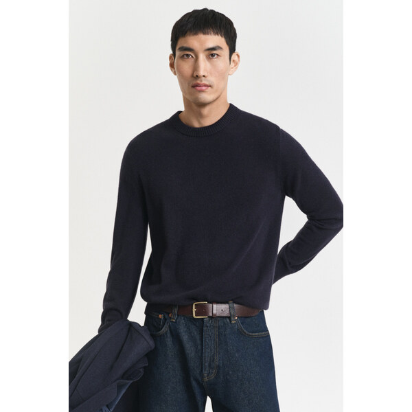 SVETER GANT CASHMERE C-NECK EVENING BLUE 65292775