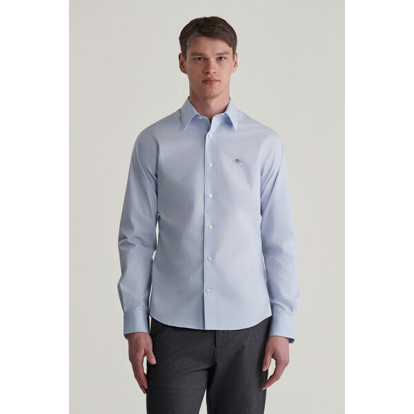 KOŠEĽA GANT SLIM STRETCH POPLIN SHIRT LIGHT BLUE 65292770