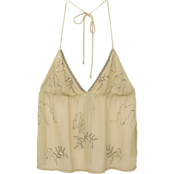 Pull&Bear Top kaki 65886060