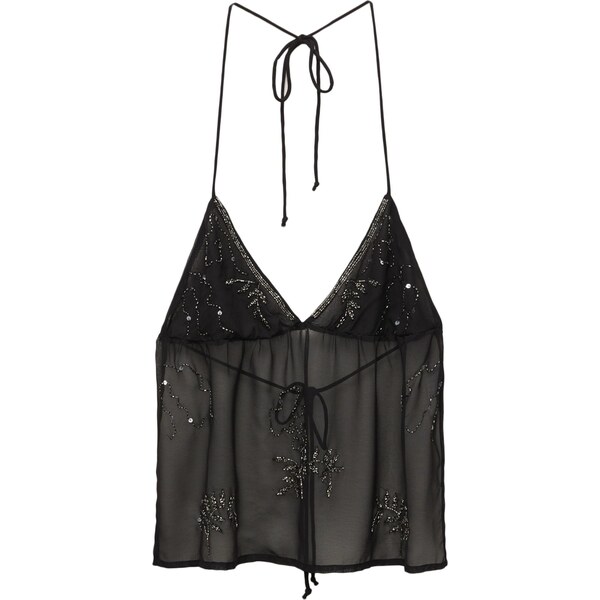 Pull&Bear Top čierna 65460768