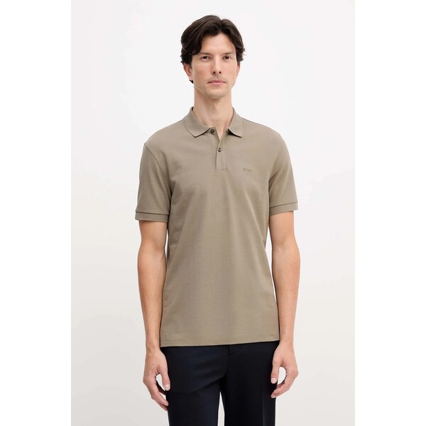 Bavlnené polo tričko BOSS Pallas 60940383