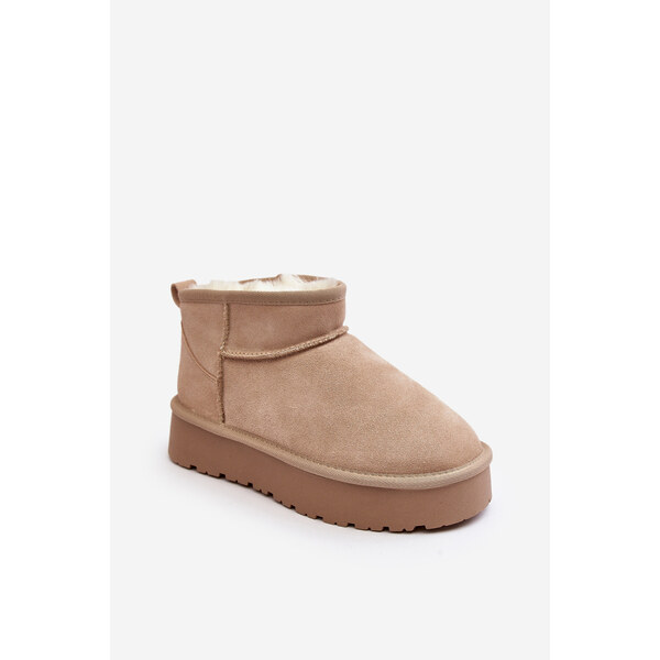 Boto Módny semišový nízky snehový topánky NUCCA 65391410