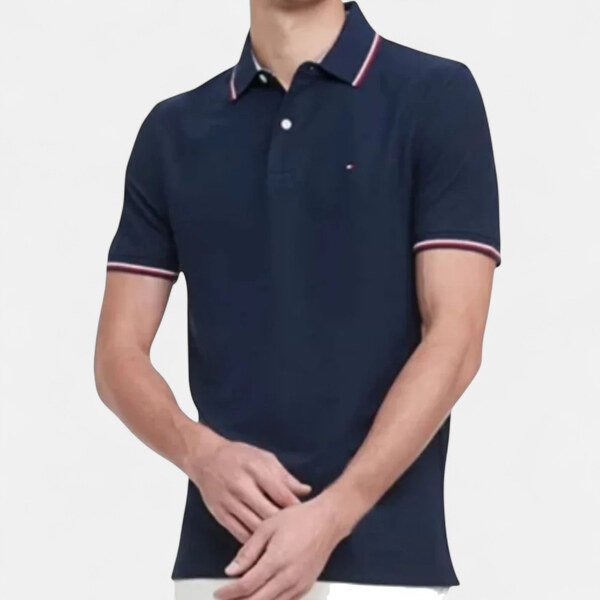 Pánské modré polo triko Tommy Hilfiger M56372 65296115