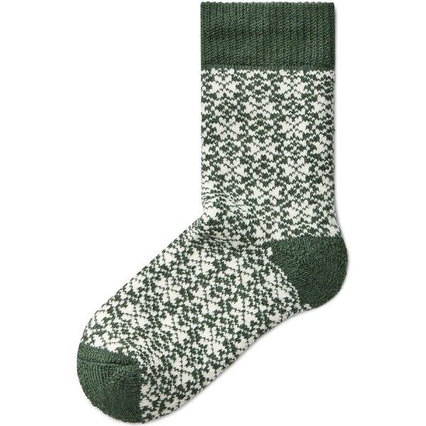 Vlnka Ponožky Merino zelená 47377083