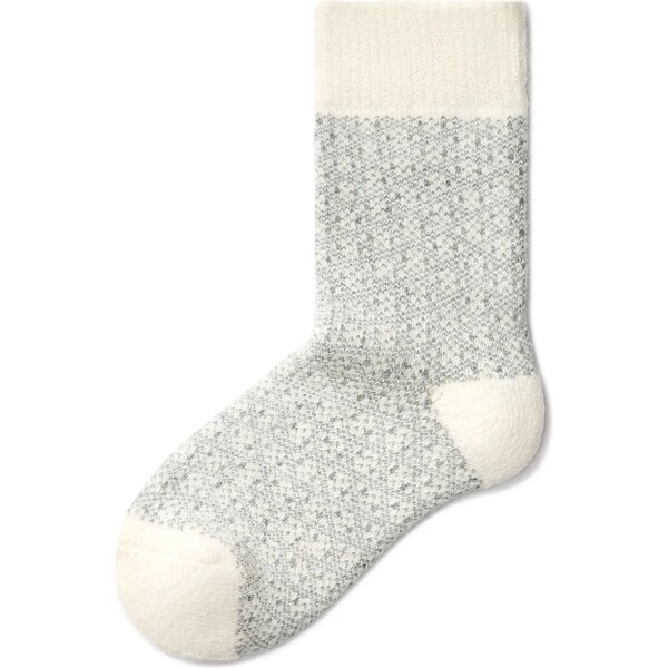 Vlnka Ovčie ponožky Merino žakár svetlo sivá 47377085