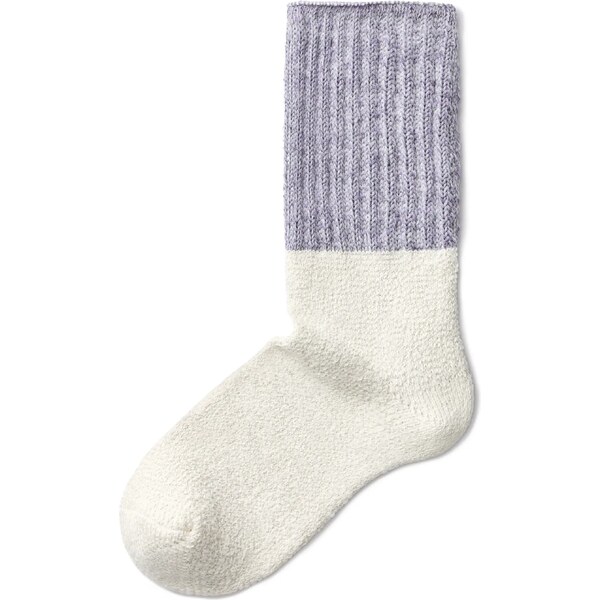 Vlnka Predĺžené ovčie ponožky Merino fialová 41957957