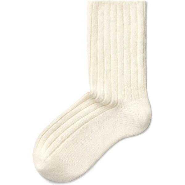 Vlnka Ovčie ponožky Merino so zdravotným lemom biela 47377074