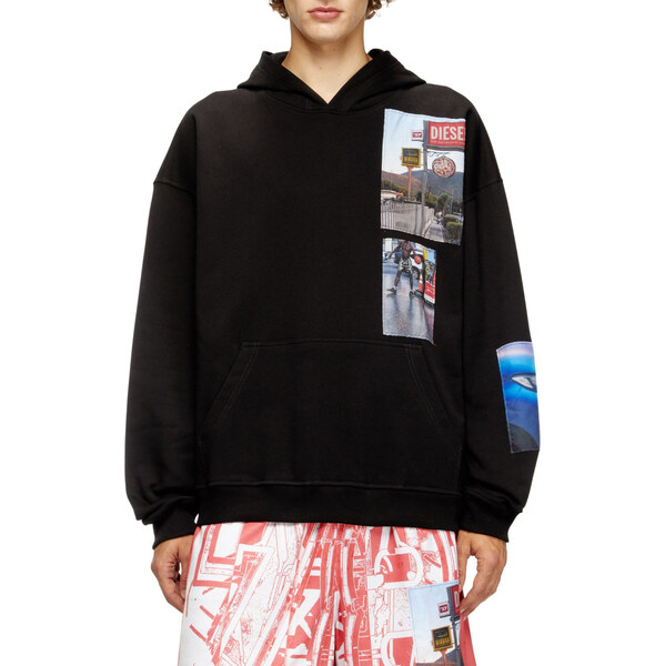 MIKINA DIESEL S-BOXT-HOOD-T6 SWEAT-SHIRT 65297312