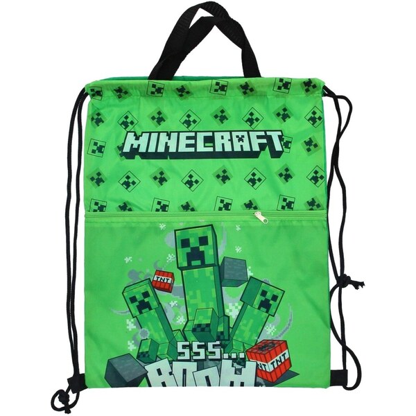 Jacob Športový vak Minecraft s vreckom na zips 65297087