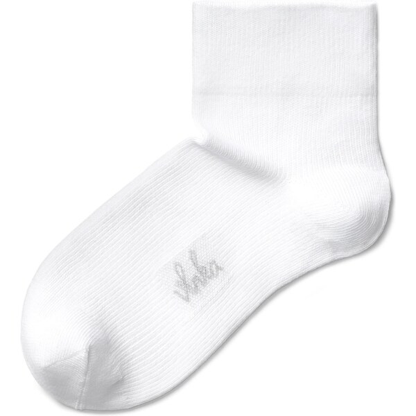 Vlnka Bavlnené kompresné ponožky biela 65063405